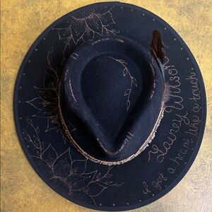 Black Hat with Lainey Wilson engraving